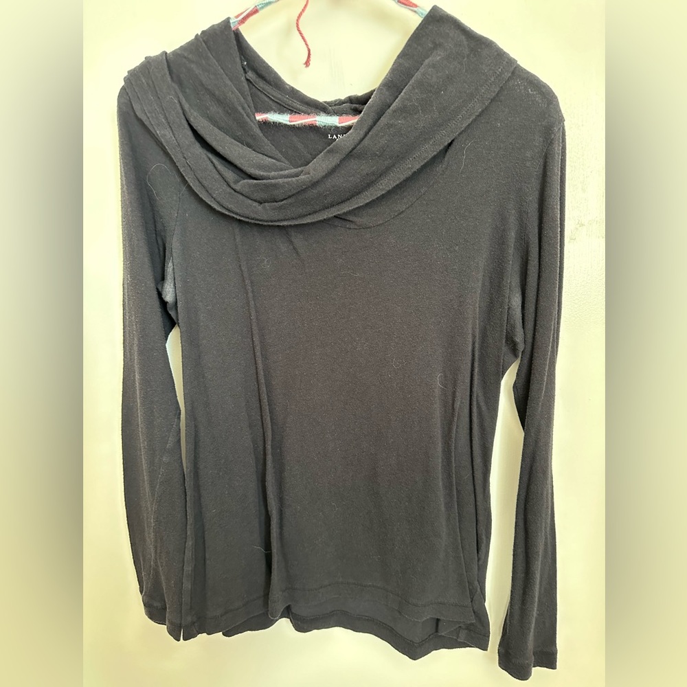 Lands end Canvas cowl neck shirt